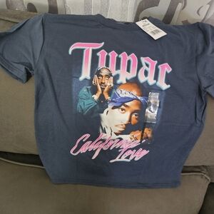 Tupac Kids Graphic Tee - Blue